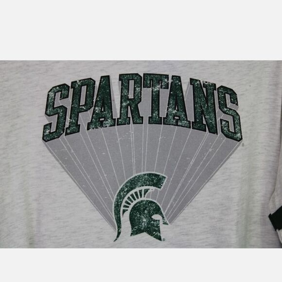 Summit Sportswear Michigan State Spartans Boyfriend Jersey Shirt Medium NCAA. - Picture 4 of 7